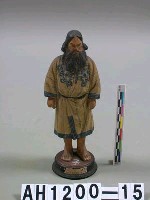 陶塑人種模型—蝦夷人（男性）藏品圖，第2張